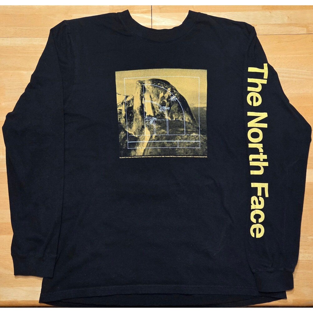 The North Face TNF Logometrics Graphic Long Sleeve Shirt XL Mens Crewneck Tee